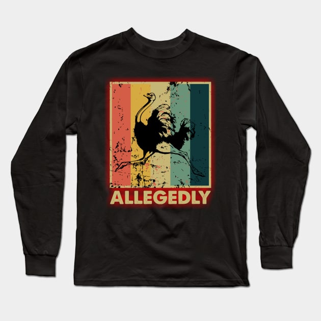 Vintage Allegedly Long Sleeve T-Shirt by batinsaja